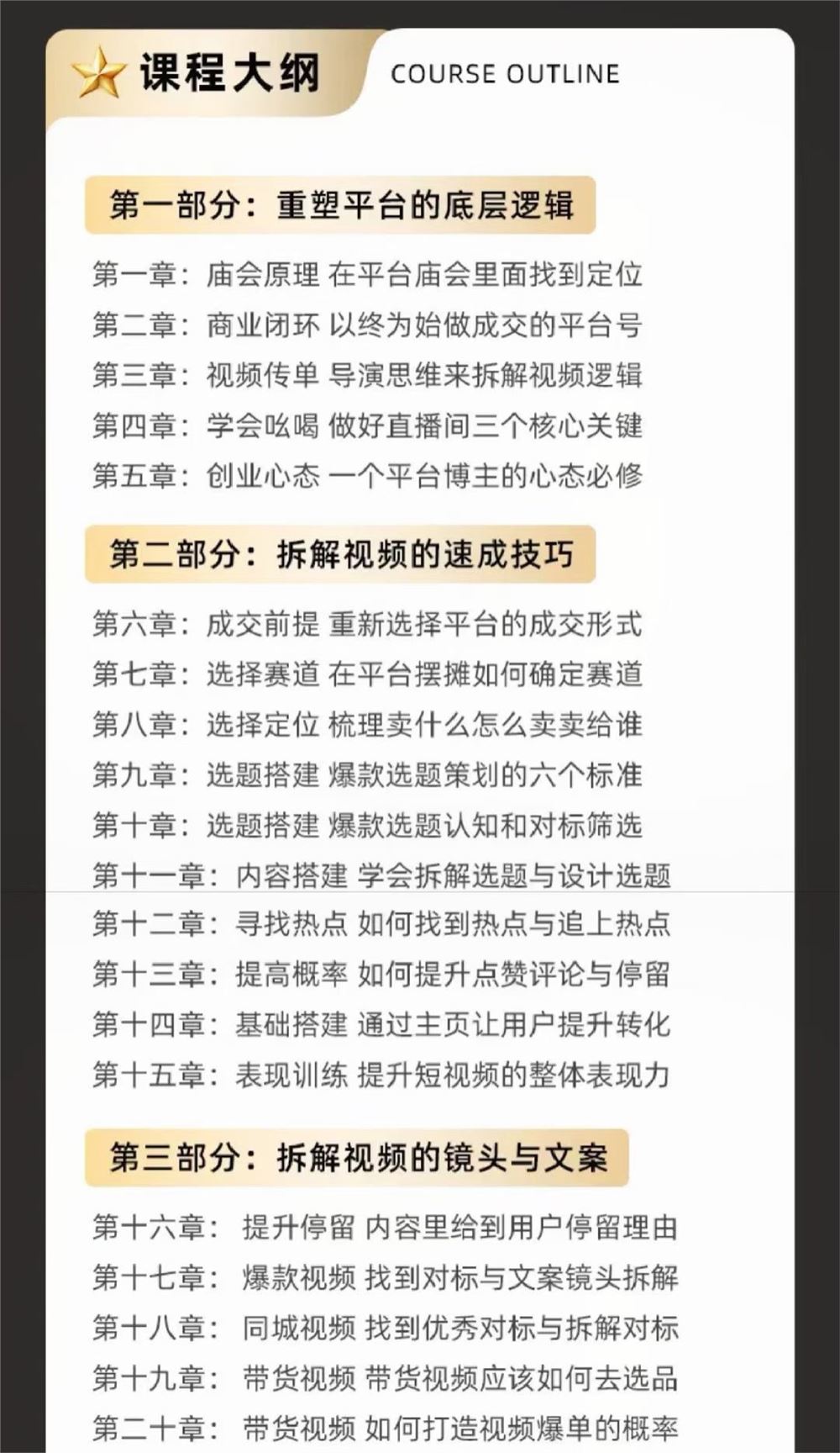 谢老板-2024抖音底层实操课 重塑短视频底层逻辑，打造个人ip变现 限时39.9