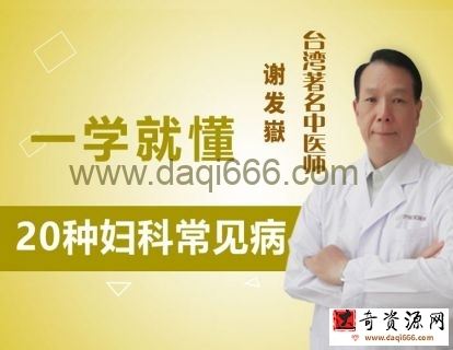 医承有道学堂中医妇科学 20种妇科病一学就懂