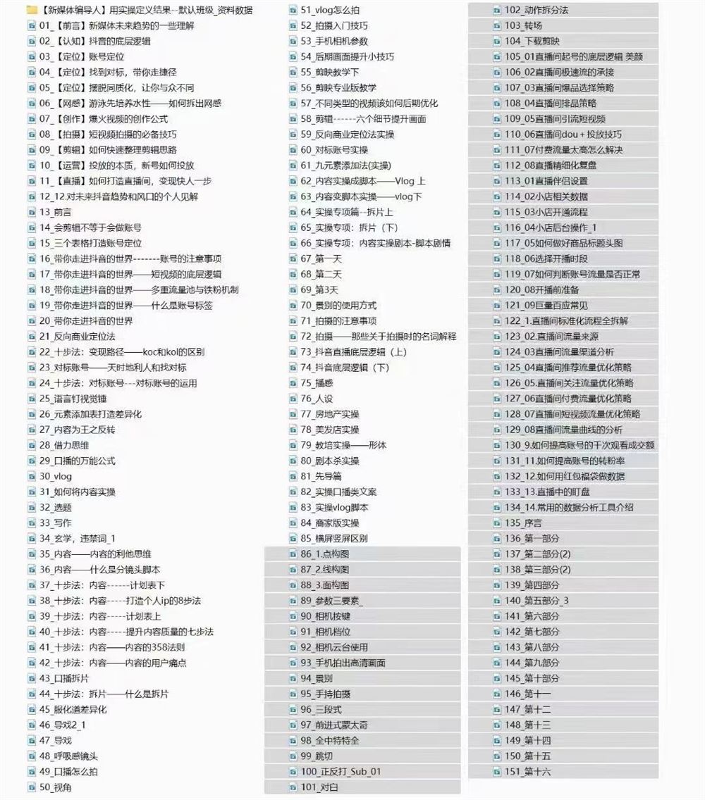 志楠不难·新媒体编导人 限时39.9????会员免费 6月10号更新至151节，用实操定义结果，让新媒体成为生活的一部分