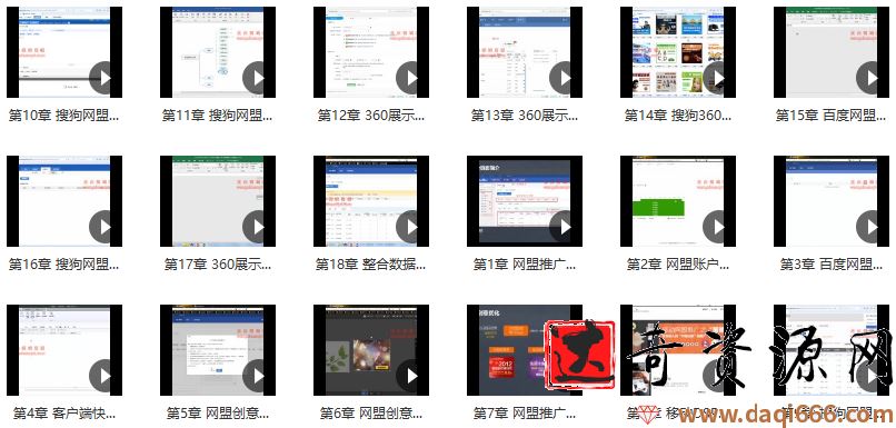 麦子学院：百度SEM竞价入门操作课程+SEM网盟实操系列课程