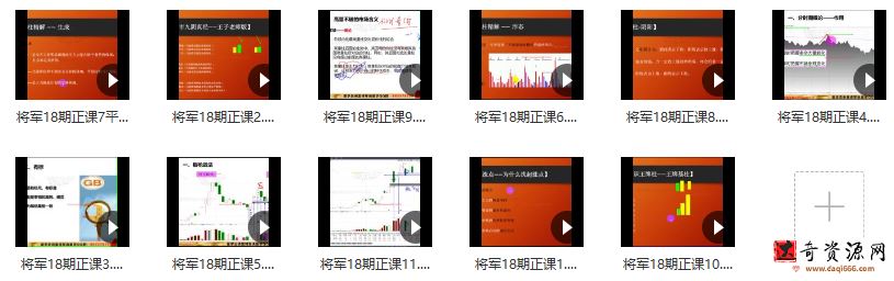 量学云讲堂韩将军打造量学黄金架构思维第18期