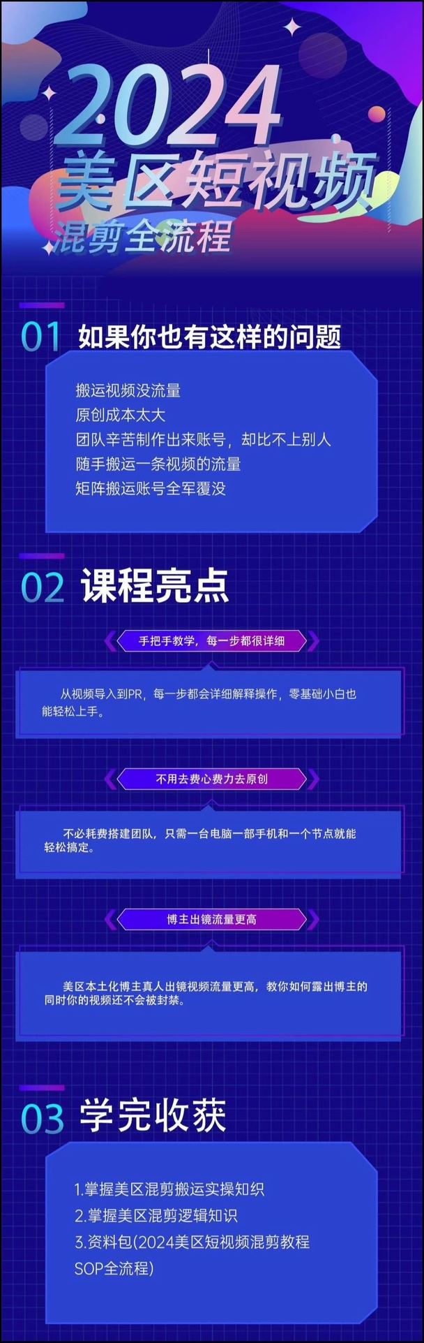 【抖音上新】布董·美区短视频混剪全流程 ​掌握美区混剪搬运实操知识，掌握美区混剪逻辑知识