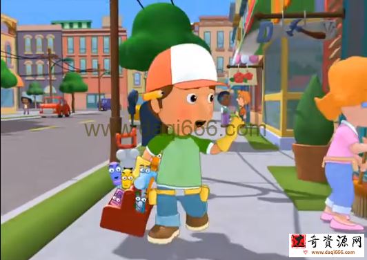 早教启蒙英语动画片万能阿曼Handy Manny