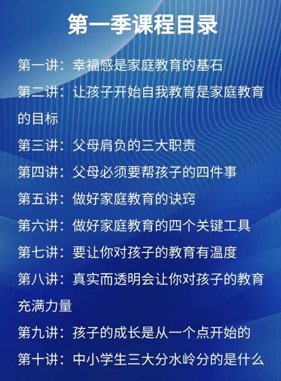 【S0980李波老师家庭教育实战课】