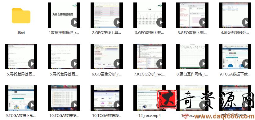 GEO数据分析系列视频课程