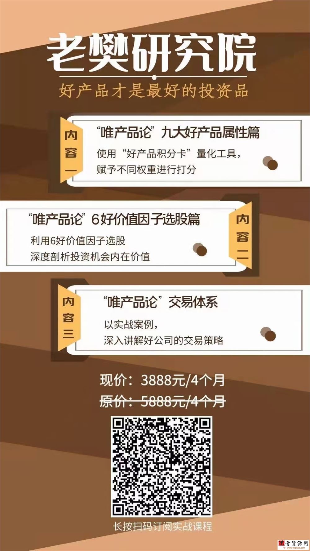 老樊研究院老樊投研中长价投2期 小密圈+课程