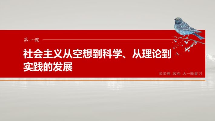 2025 新高考 高考政治 一轮复习资料合集