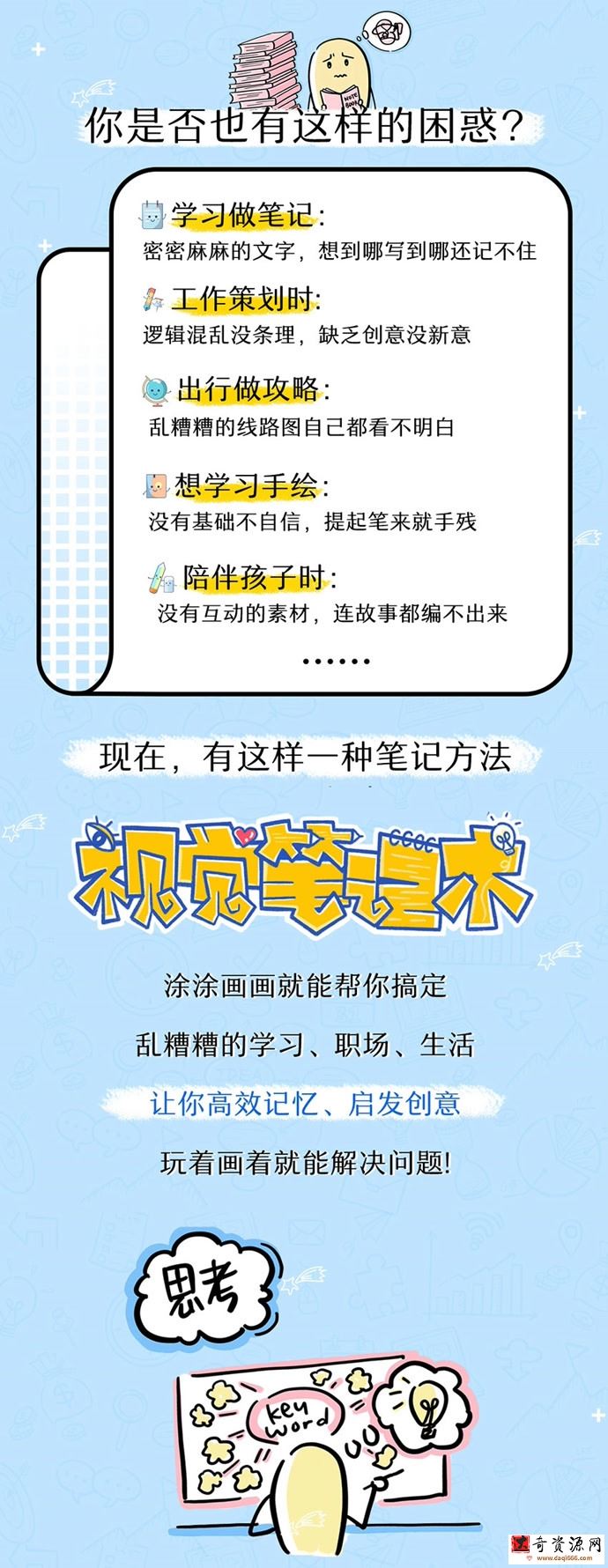 学习达人都在用的视觉笔记术，比思维导图更简单高效